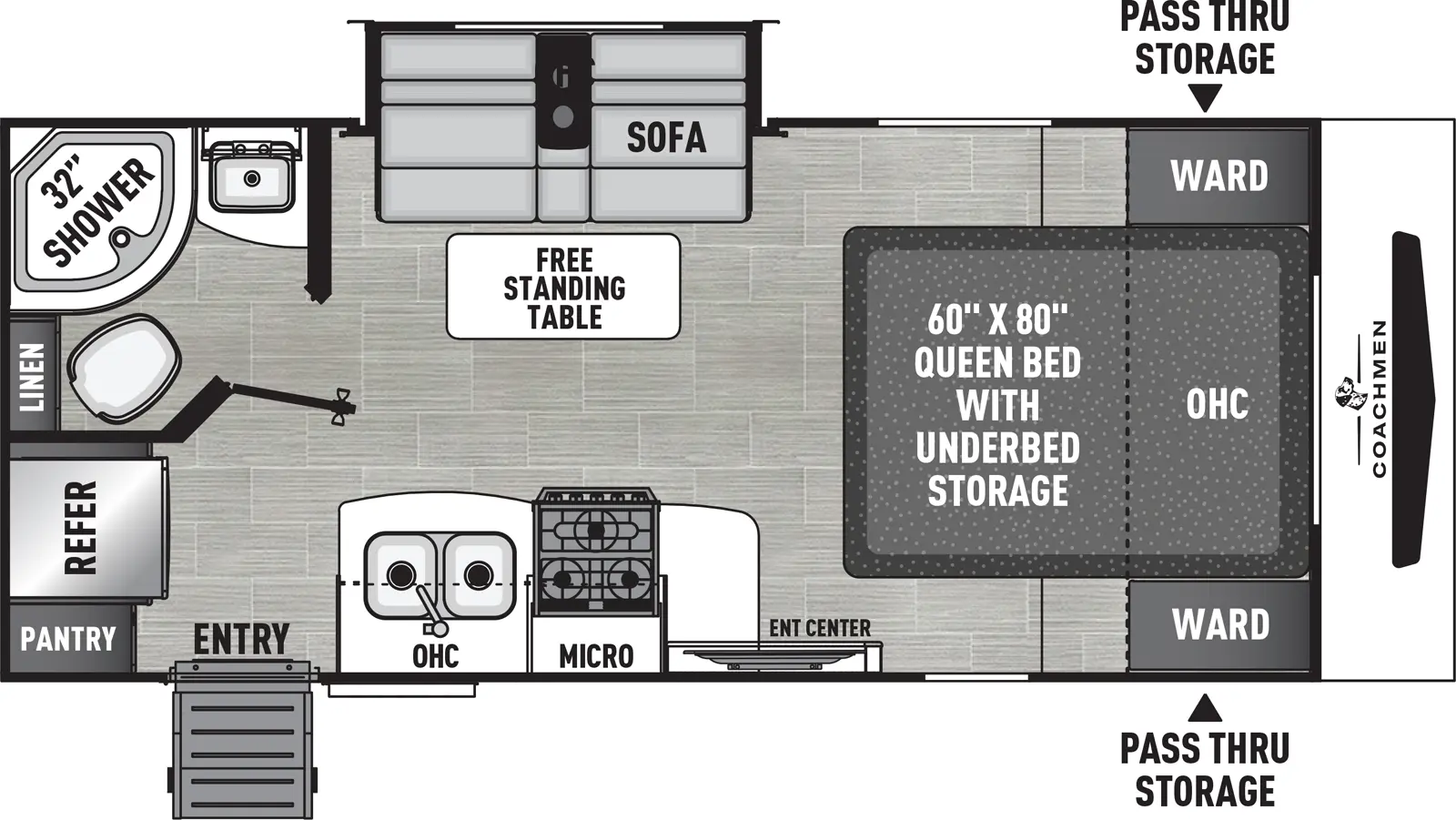 Freedom Express Select 19SE Floorplan